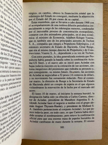Mercenarios Y Monopolios En La Argentina - Garcia Lupo (h6) (Usado)