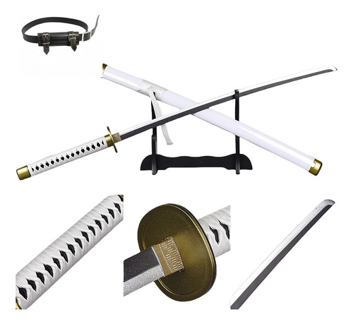 Kit Roronoa Zoro Katana Acero 104cm Espada Colección Color Wado Ichimonji