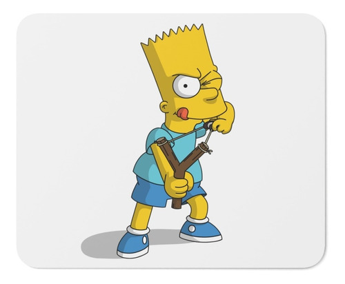 Mouse Pad - Los Simpsons - Bart - 17x21 Cm - Antideslizante