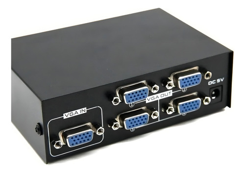 Splitter Divisor De Sinal Distribuidor Video 4 Porta Vga 1x4