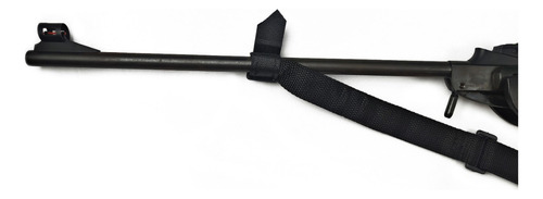 Bandoleira Universal 2 Pontas Com Fecho De Contato Carabina Cor Preto