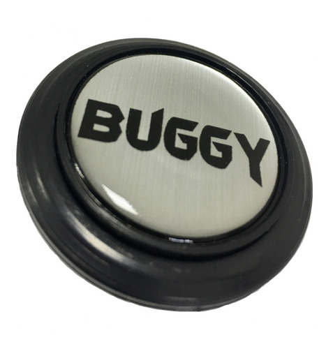 Botão De Buzina Buggy Universal Para Volante Encaixe 43mm