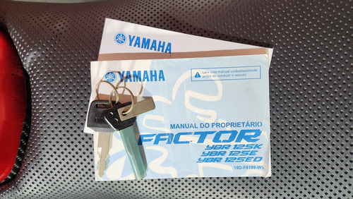 Yamaha Ybr 125 Factor K 2013 Vermelha