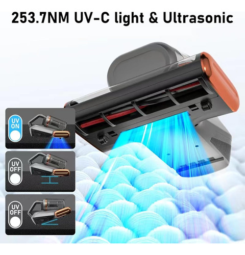 Aspirador De Colchón Con Succión De 400 W/15 Kpa Potente De
