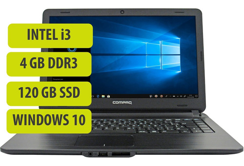 Notebook Core I3 Compaq Cq-21 5005 4gb 120ssd Windows 10