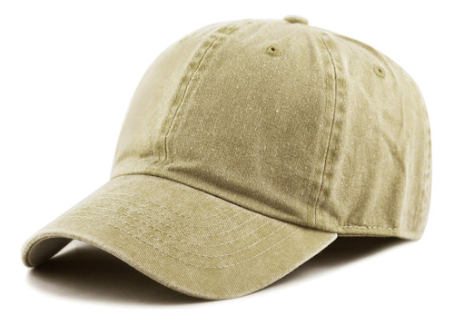 The Hat Depot 100 % Algodón Teñido De Bajo Perfil Dad Hat Si