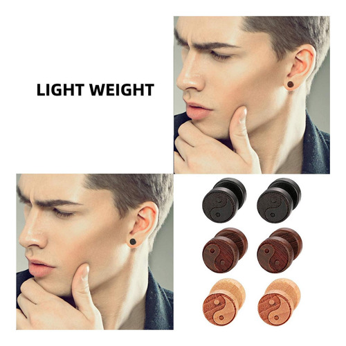 Rofusn Vintage Para Hombre 6 Uds Madera Perforada De Acero