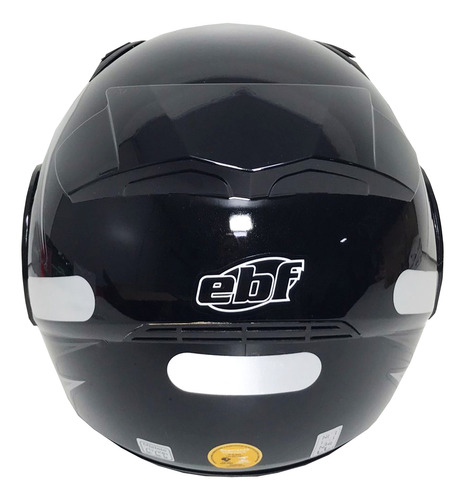 Capacete Unissex Ebf Fast E08 Robocop Preto Laranja Tam 60