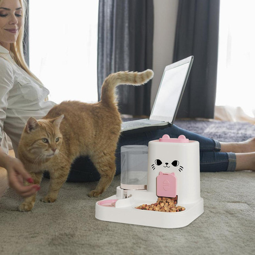 General Alimentador Automático Para Gatos Tigelas De