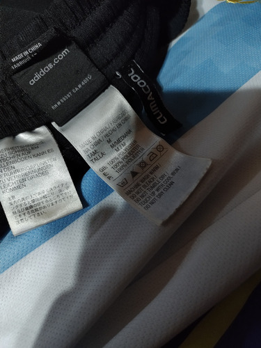 Bermuda 3/4 Afa 2010 Selección Argentina Adidas Messi Marado (Usado)
