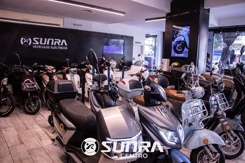 Moto Electrica Sunra Vintage Litio 50km Casco + Linga / G