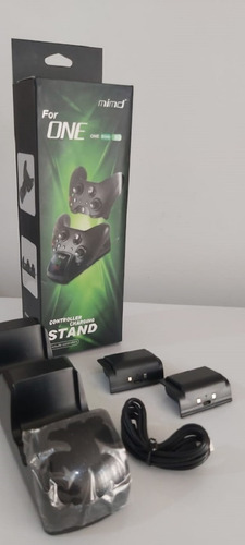 Imagen 5 de 6 de Base Carga Control Xbox One Mando Joystick + 2 Baterias