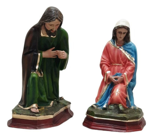 Misterio San Jose Y Virgen Maria Para Nacimiento De 55 Cm