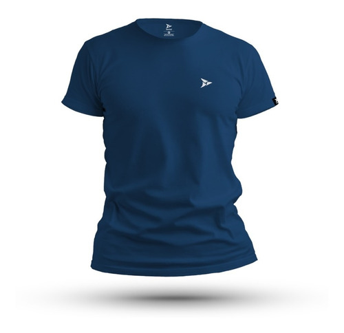 Camiseta Basica Tela Fria Azul Petroleo