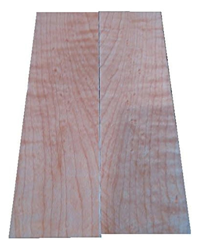 Hard Maple Knife Scales (3/8 X1.5  X5 ) - 2 Pack