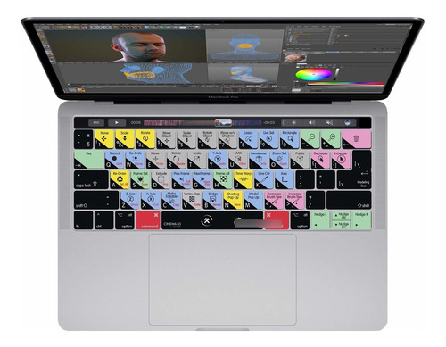 Cine 4d Cubierta De Teclado Para Macbook Pro (finales De 201