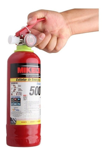 Imagen 1 de 8 de Extintor De Emergencia 500 G Polvo Quimico Abc Mikels