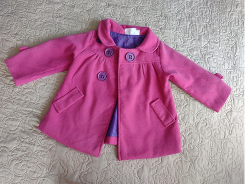 Abrigo Para Niña. Fuscia. Baby Colors. Talla 3 Años