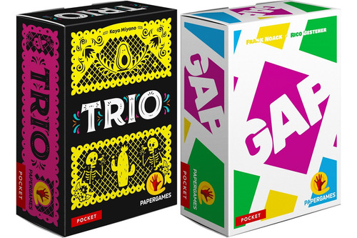 Trio + Gap - Jogos De Cartas Linha Pocket Papergames