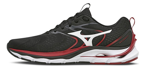 Tênis masculino Mizuno Wave Dynasty 4 cor preto/vermelho - adulto 43 BR