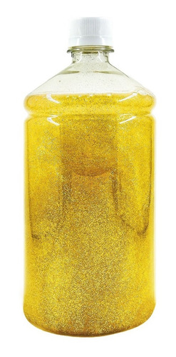 Imagem 3 de 4 de Sabonete Líquido Com Glitter Ouro 1l Full
