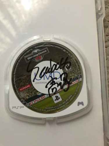 Winning Eleven 9 Psp De Coleccion Firmado Por Seabass (Usado)