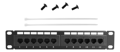 Parche De Datos Ethernet Ethernet Cat6 Rj45 De 12 Puertos Pa