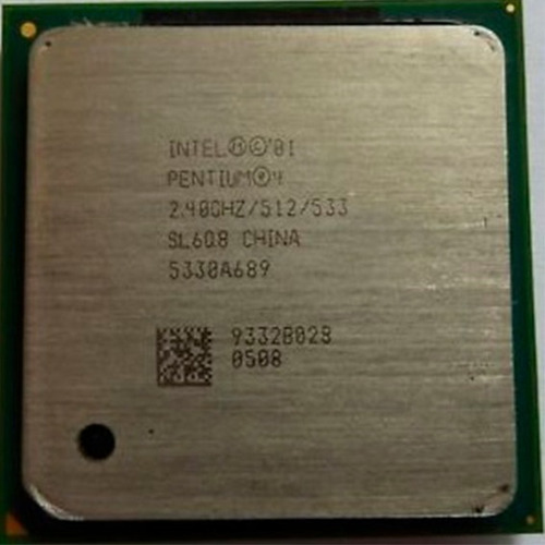 Procesado Pentium 4, 2,40 Ghz Caché De 512k, Fsb De 533 Mhz