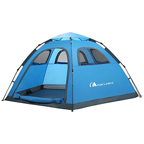 Instant Pop Up Tent Family Camping Tent 4-5 Person Port...