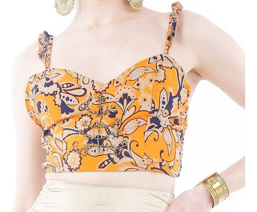 Top Flora Vintage Talla L