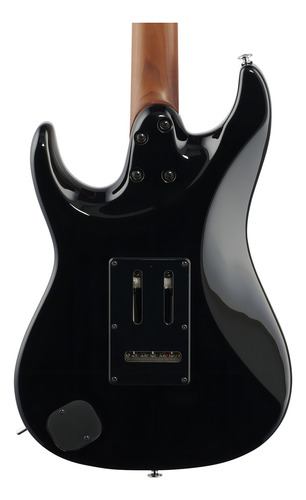 Guitarra Ibanez Prestige Az2204B negro diapasón de arce tostado