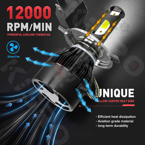 Para Faros Led Honda Crv Cr-v 2007-2014 Y Bombillas Antinieb