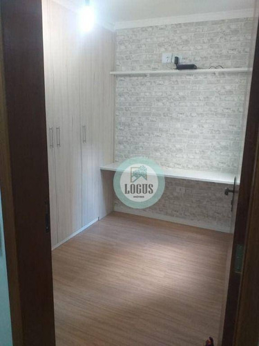 Imagem 26 de 30 de Apartamento Com 50m² Composto De 2 Dormitórios Sendo 1 Suíte E Um Dos Com Sacada, À Venda Por R$ 265.000,00 - Utinga, Santo André/sp - Ap2025