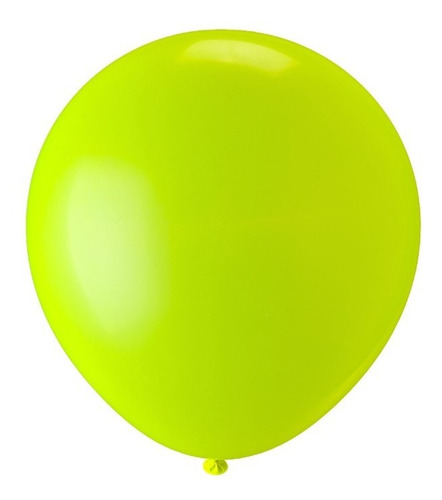 25 Unidades - Tamanho 9 - Balão Amarelo Neon - Pic Pic
