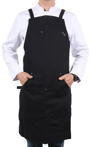 Ntal Chef Negro Regalo Para Hombr Mujer Delantal Grado Talla