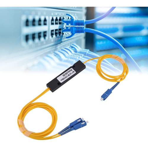 1 2 Singlemode Sc Fibra Optica Cable Divisor Conector Sc-sc