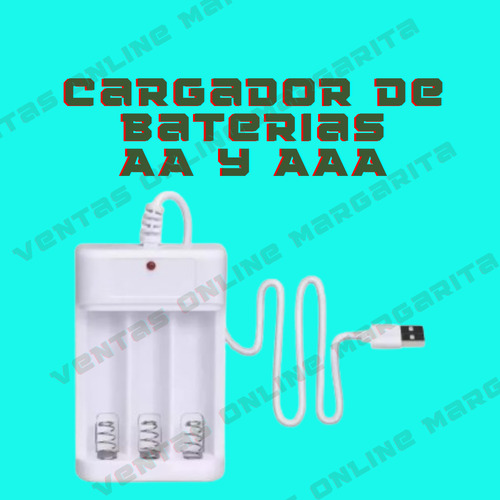 Cargador De Pilas Generico (aa Y Aaa)