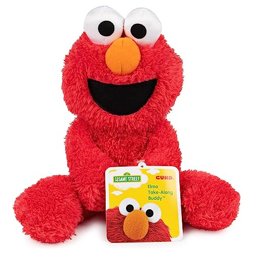 Elmo De Plaza Sésamo, Peluche Oficial Elmo Llevable, P...