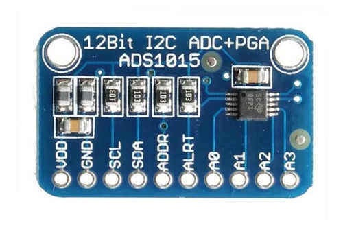 Ads1015 Amplificador De Ganancia Adc Ads1015 12 Bit
