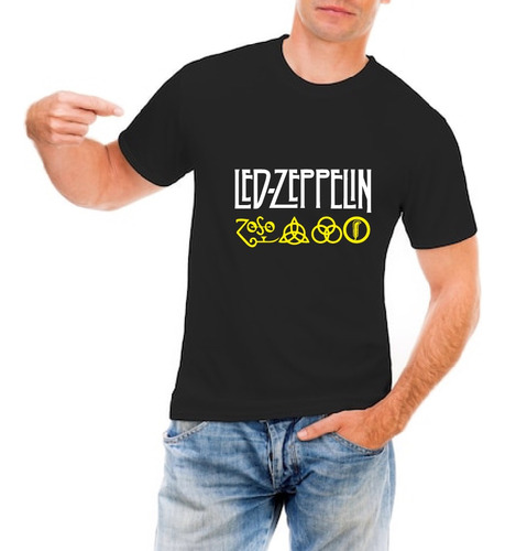 Playera Led Zepellin Top Rock And Roll