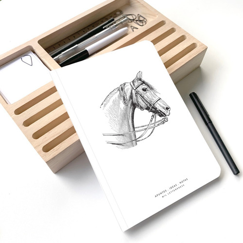 Cuaderno Rayado Caballo A5 - Mil Letterpress