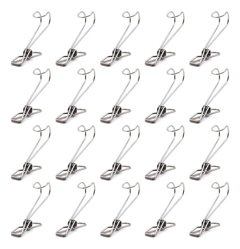 Dadamong 20pcs Clip De Cola Larga De Acero Inoxidable Con De