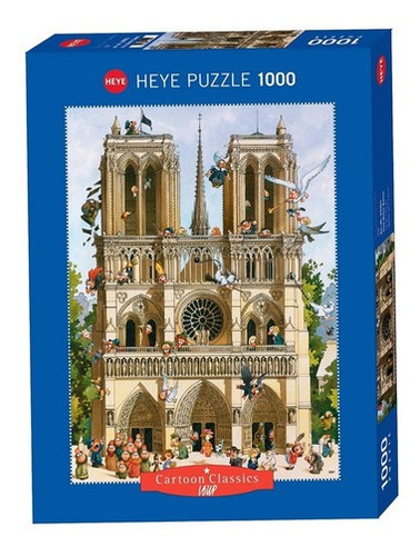 Rompecabezas Catedral Notre Dame En Paris 1000 Pz Heye Loup