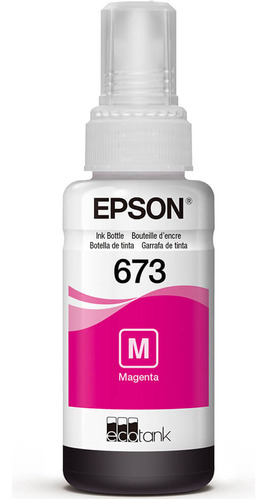 Botella Tinta Epson T673 L800 L805 L810 L850 L1800 Magenta