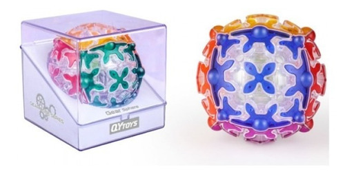 Cubo Rubik Qiyi Gear Ball Transparente - Nuevo Original