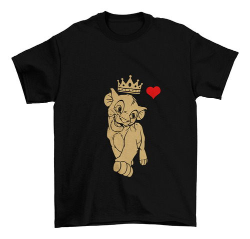 2 Playeras Pareja Duo Novios El Rey Leon Simba Nala Reyna
