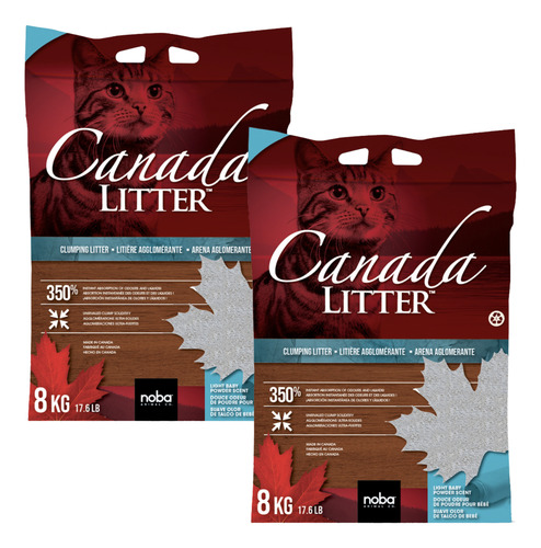 Canada Litter Arena Aglomerante 16 Kg Sanitario Gato