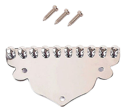 Mandolina De Cordal Cromada, 10 Piezas De Cuerda Con