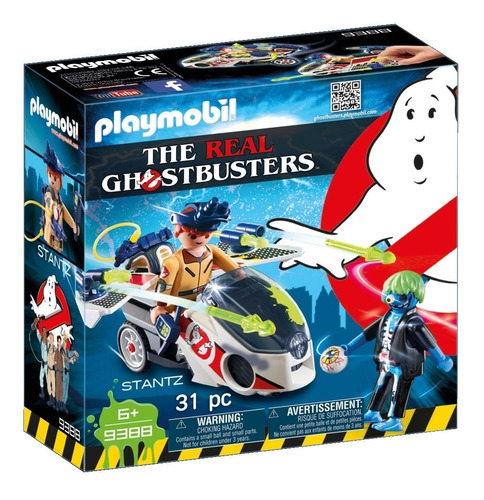 Juego Playmobil The Real Ghostbusters Stanz Y Moto Voladora