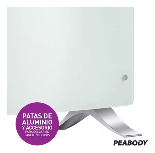 Imagen 7 de 7 de Calefactor eléctrico Peabody PE-VQD20 blanco 220V
